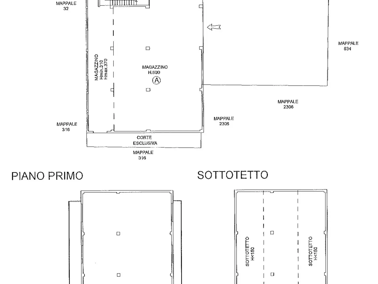 Capannone in VI Crdinl Mssi 96/a, Casale Monferrato, {3} - Planimetria 1