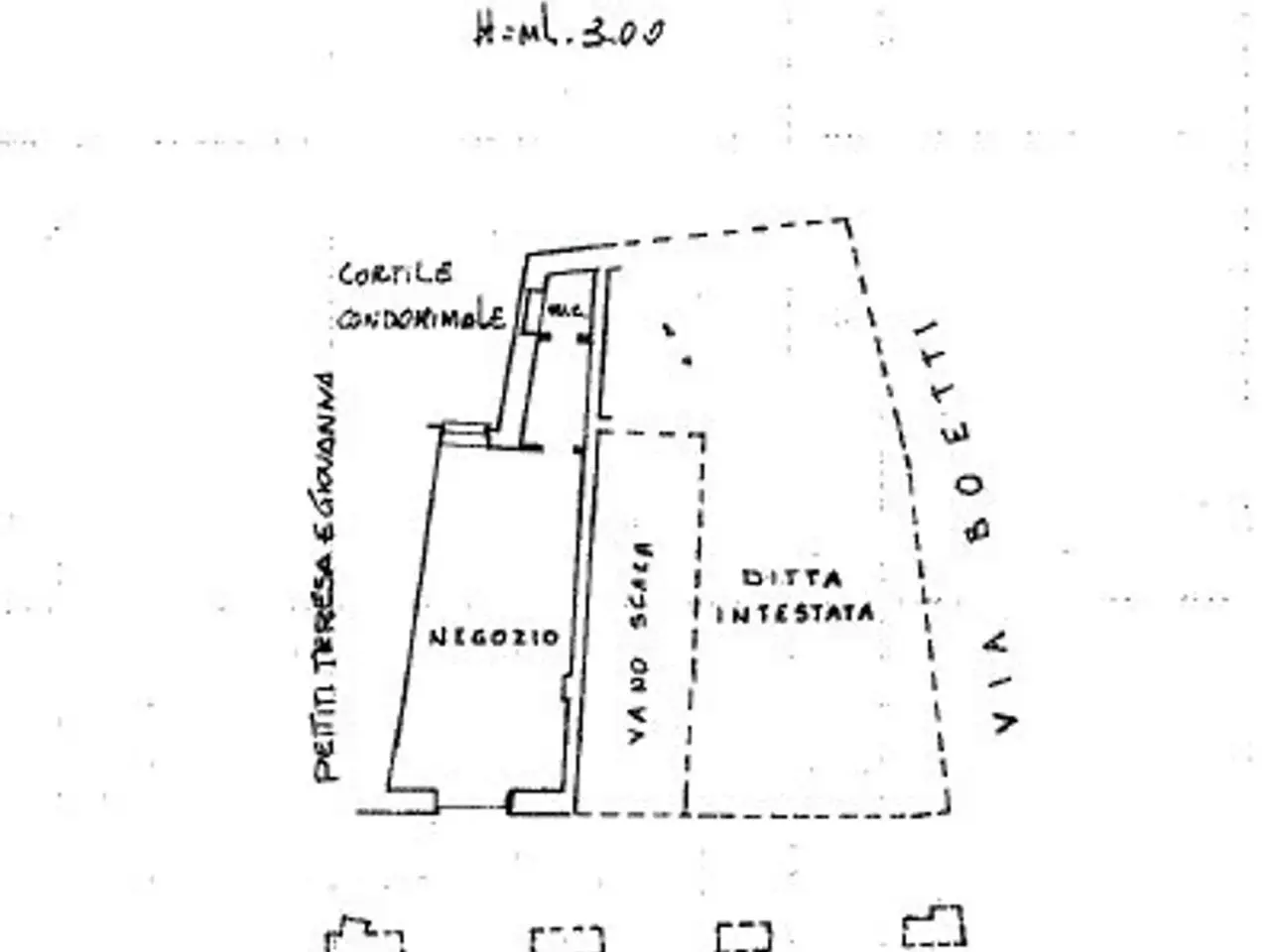 Negozio in Garibaldi, Fossano, {3} - Planimetria 1