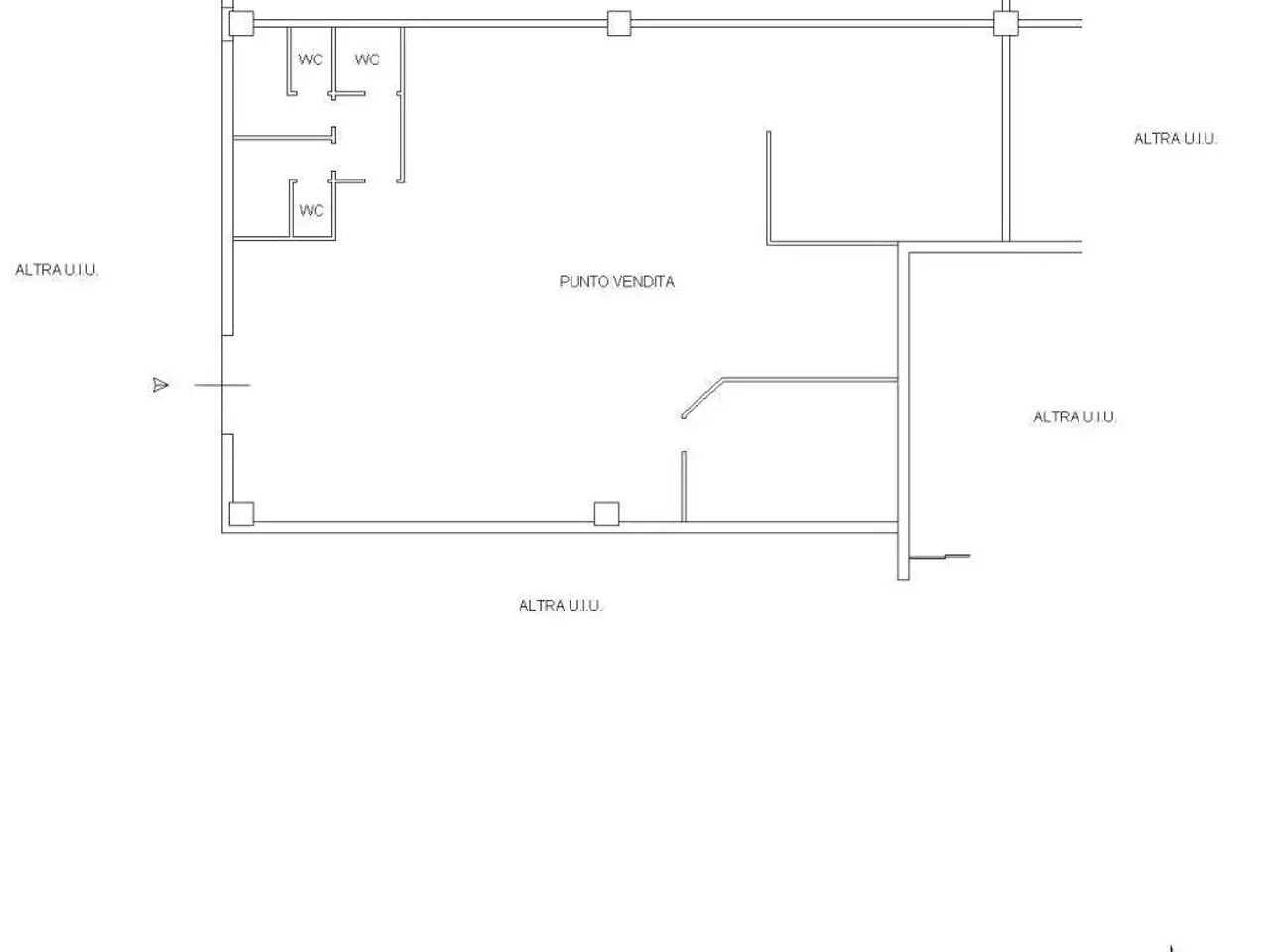 Negozio in Via Raffaello Sanzio 19, Villasanta, {3} - Planimetria 1
