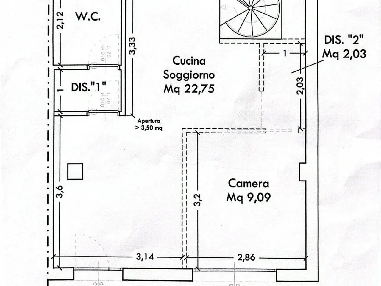 Negozio in Via Tonfano, Pietrasanta, {3} - Planimetria 1