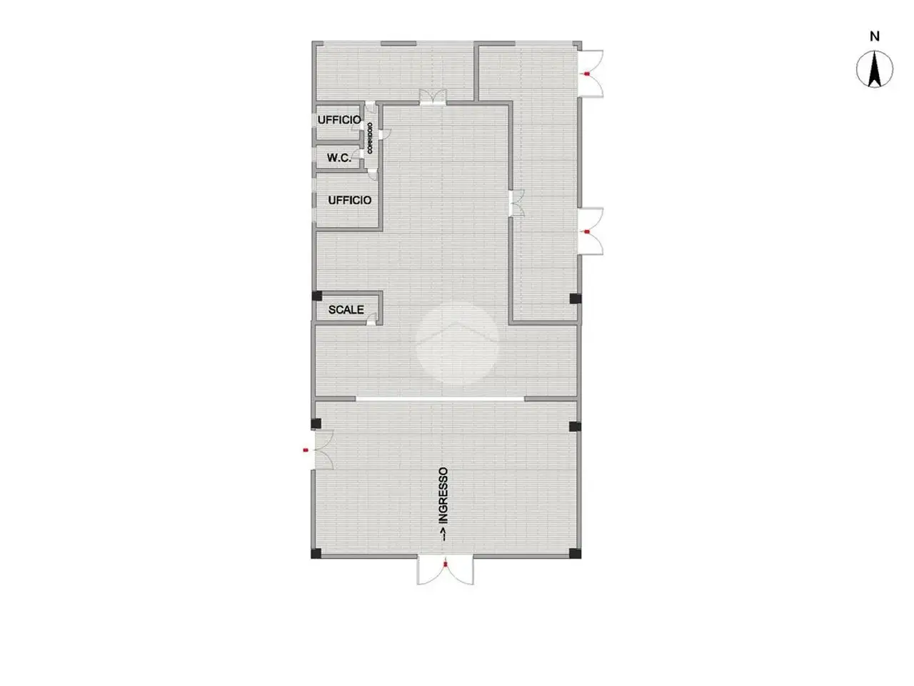 Capannone in Via Amerigo Vespucci 9, Mantova, {3} - Planimetria 1