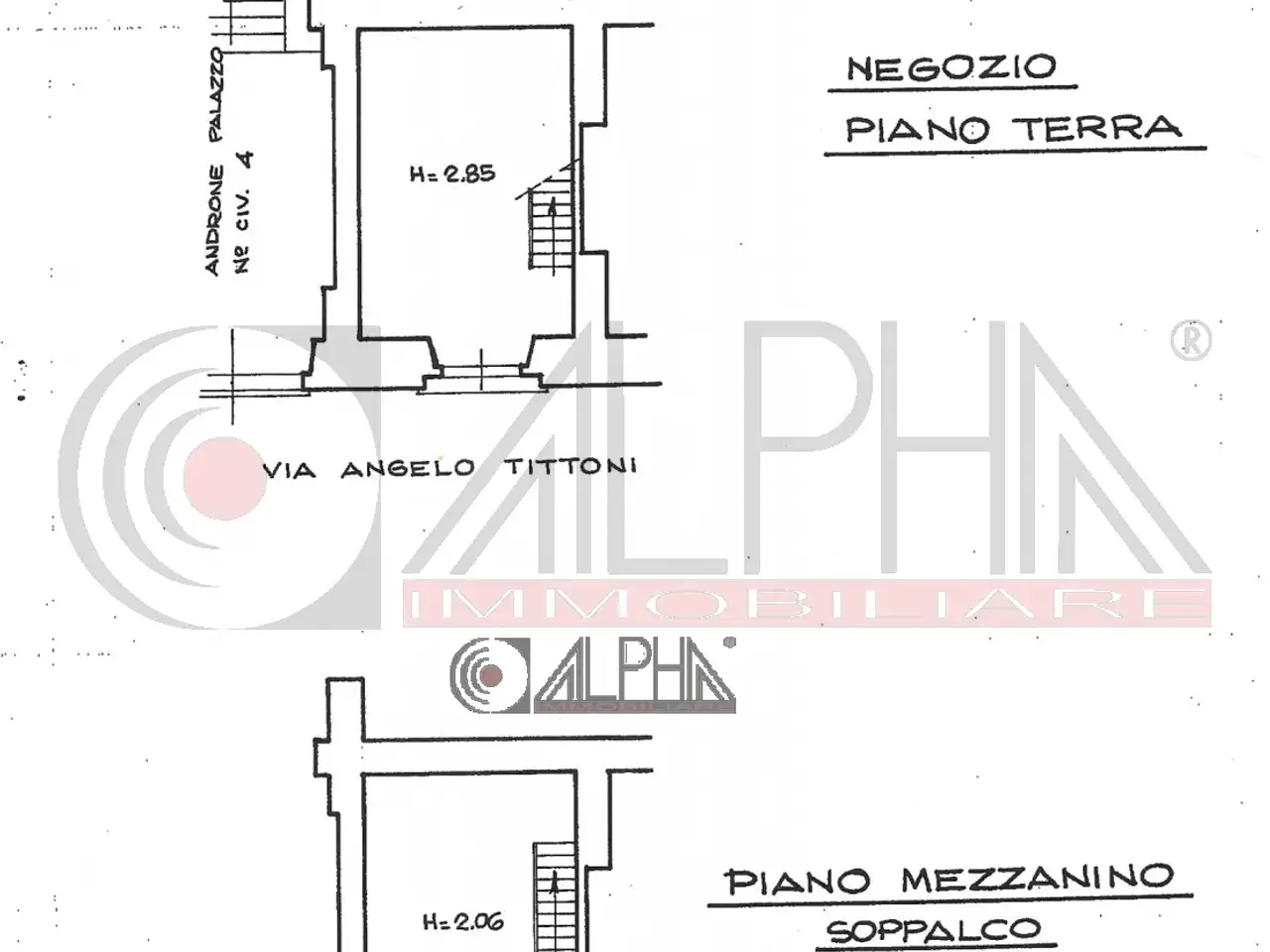 Negozio in Via Angelo Tittoni, Roma, {3} - Planimetria 1