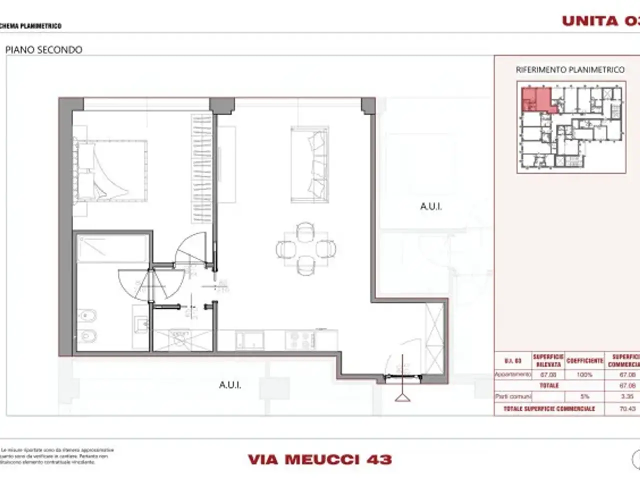Negozio in Via Antonio Meucci 43, Milano, {3} - Planimetria 1