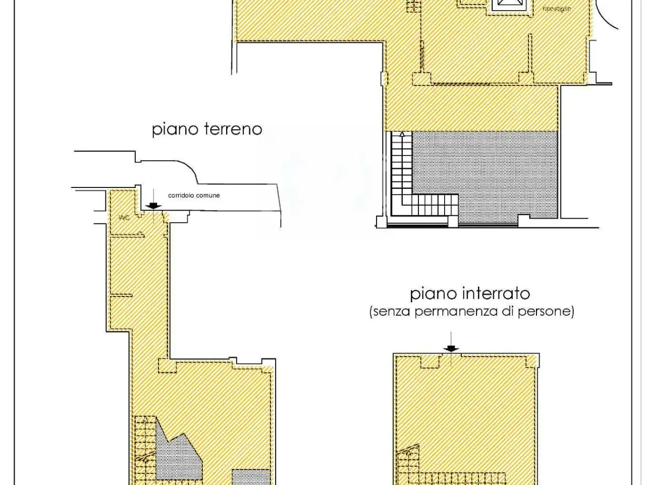 Negozio in Via Alberico Albricci 9, Milano, {3} - Planimetria 1