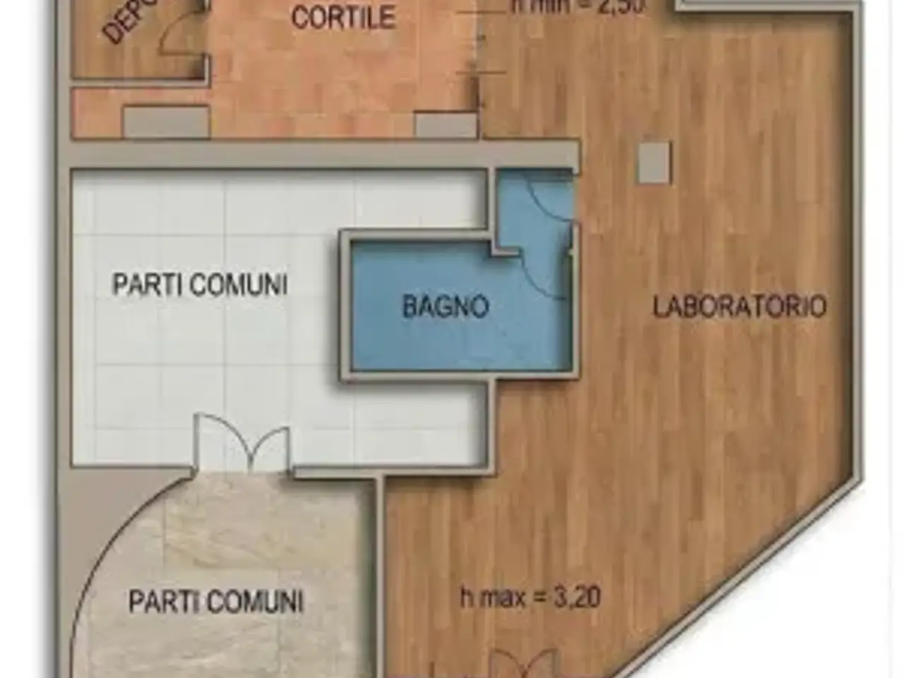 Ufficio in Via Sarzana 50, Milano, {3} - Planimetria 1