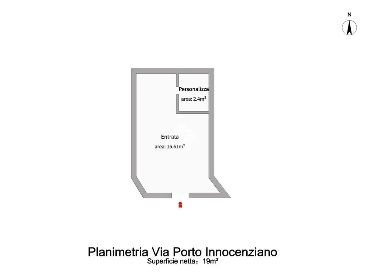 Negozio in Via Porto Innocenziano 27, Anzio, {3} - Planimetria 1