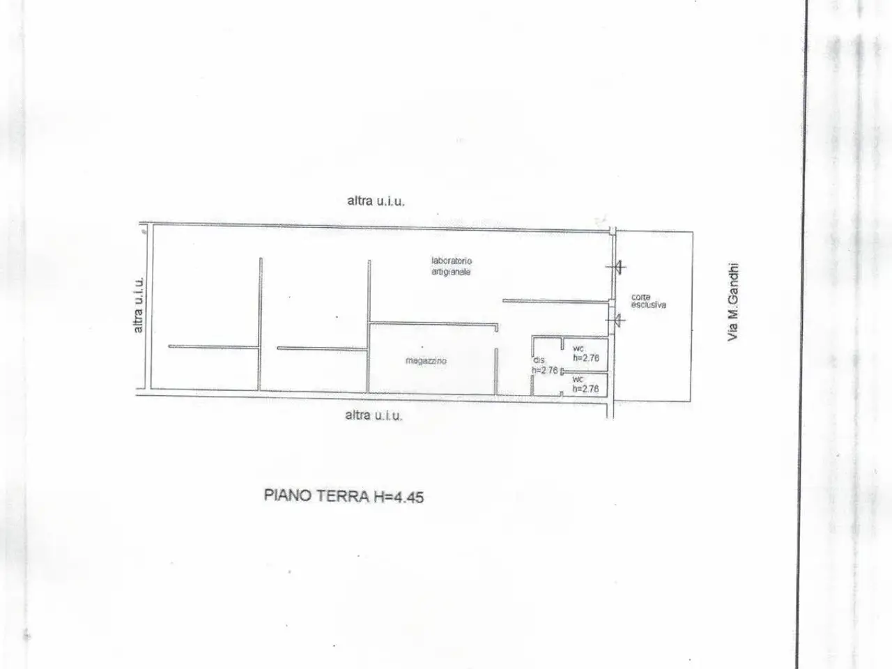 Capannone in Via Gandhi, Montesilvano, {3} - Planimetria 1
