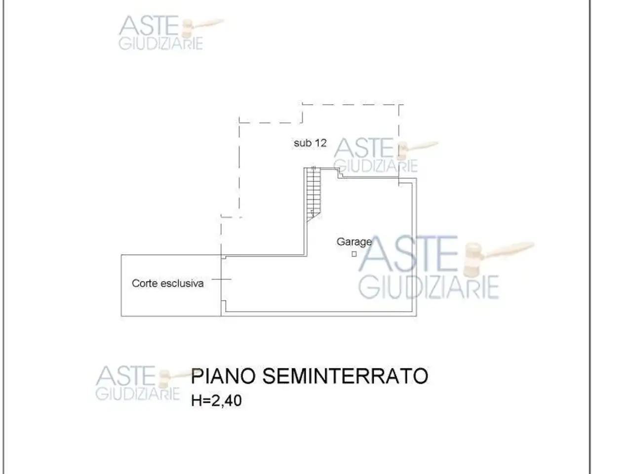 Deposito in Contrada Colle Barbone 32 32, Cappelle Sul Tavo, {3} - Planimetria 1