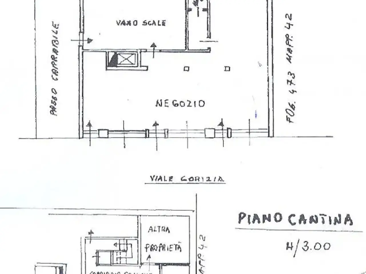 Negozio in Viale Gorizia 18, Milano, {3} - Planimetria 1