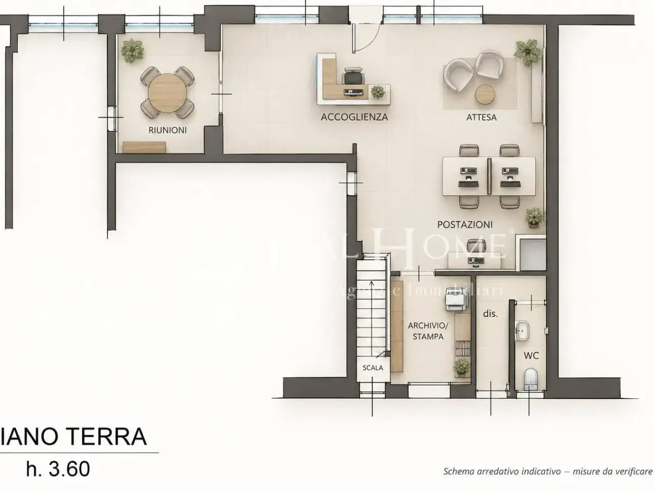 Negozio in Via Suardi, Bergamo, {3} - Planimetria 1