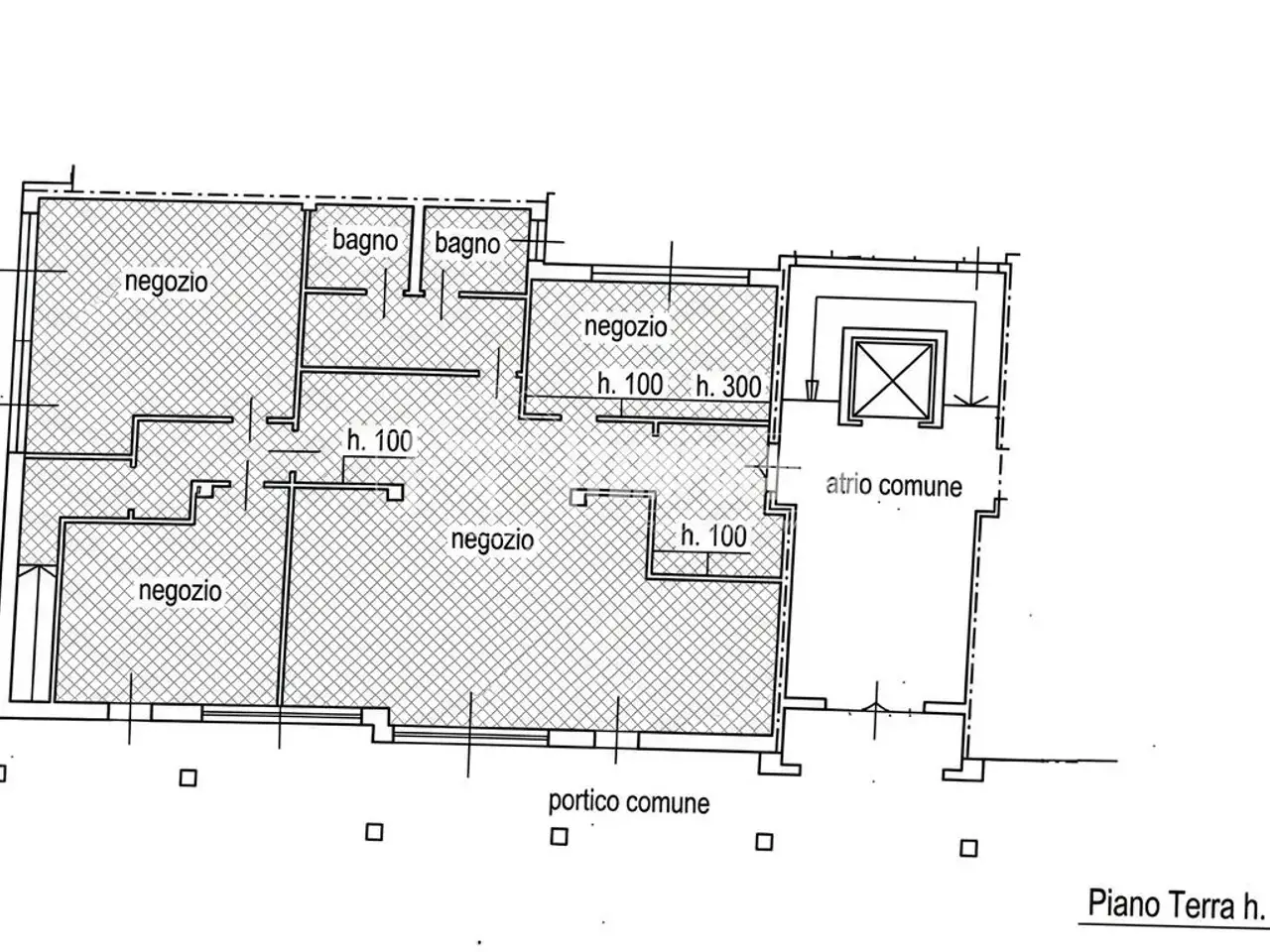 Negozio in Via Trento 59/C, Saronno, {3} - Planimetria 1