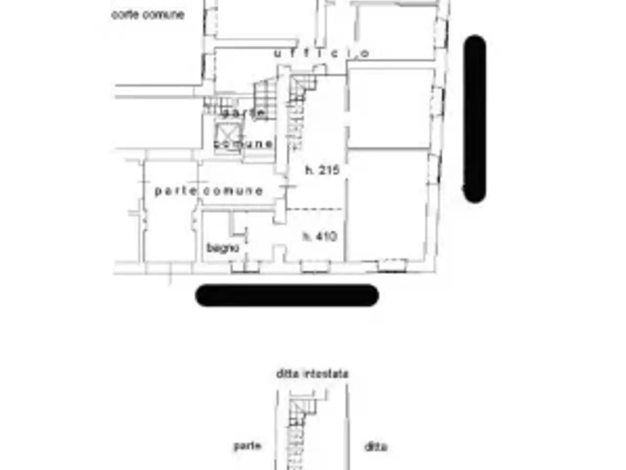 Ufficio in Via Chiossetto 12, Milano, {3} - Planimetria 1