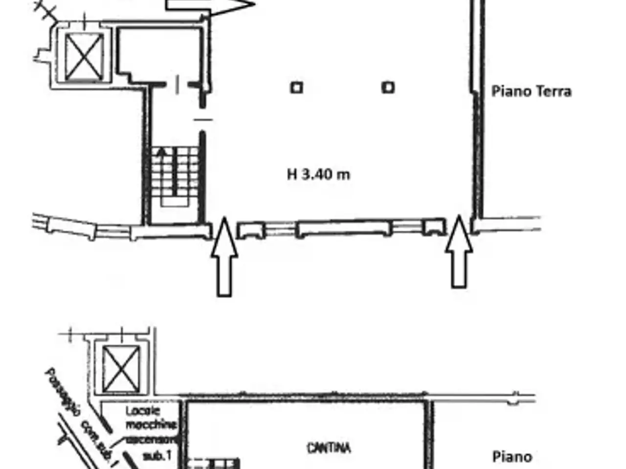 Negozio in Via Trenno 12, Milano, {3} - Planimetria 1
