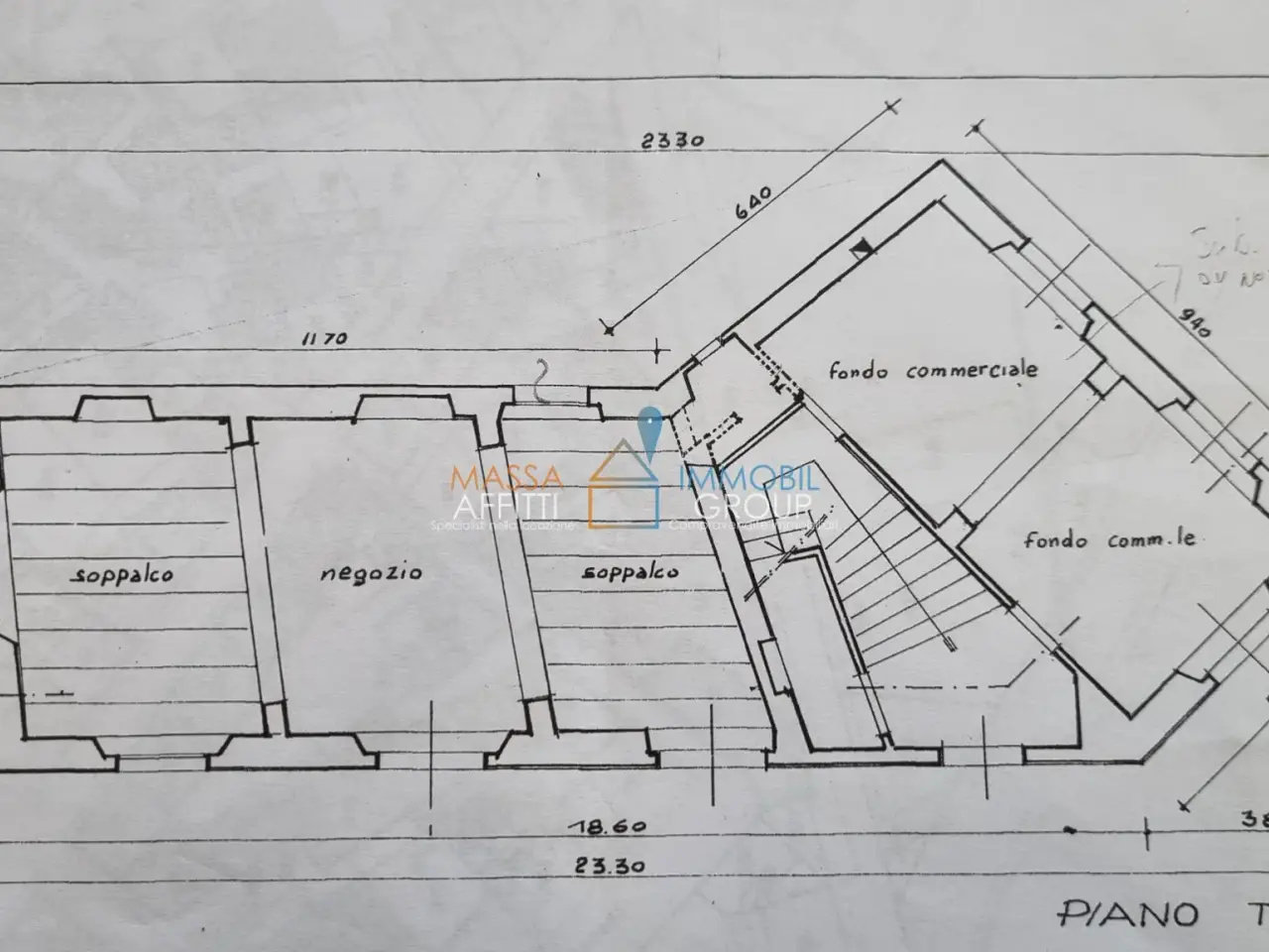 Negozio in Via Solferino 2 C, Carrara, {3} - Planimetria 1