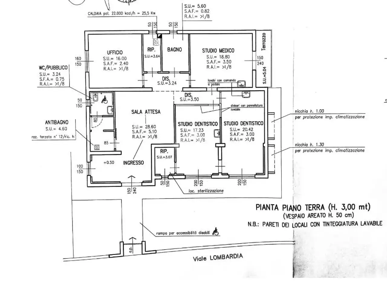 Ufficio in Via Piane 18, Izano, {3} - Planimetria 1