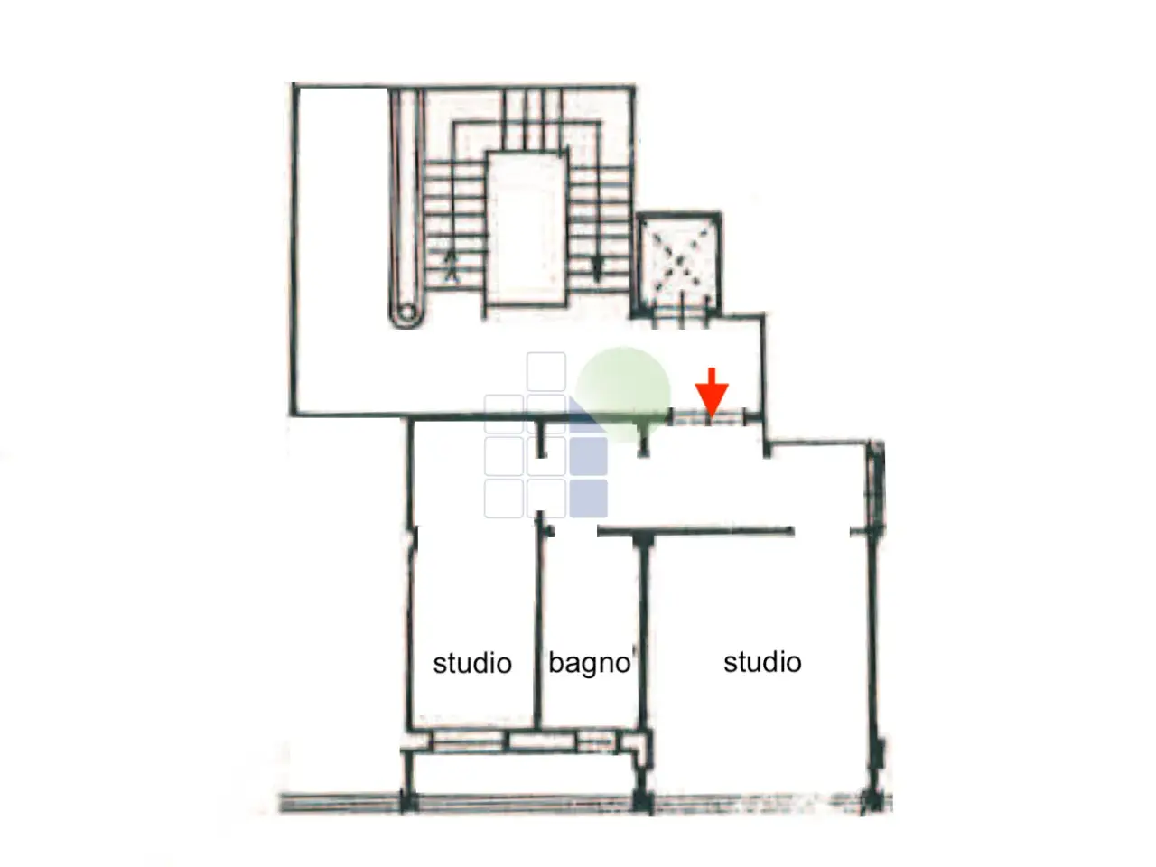 Ufficio in Via Monte Grappa 15, Livorno, {3} - Planimetria 1
