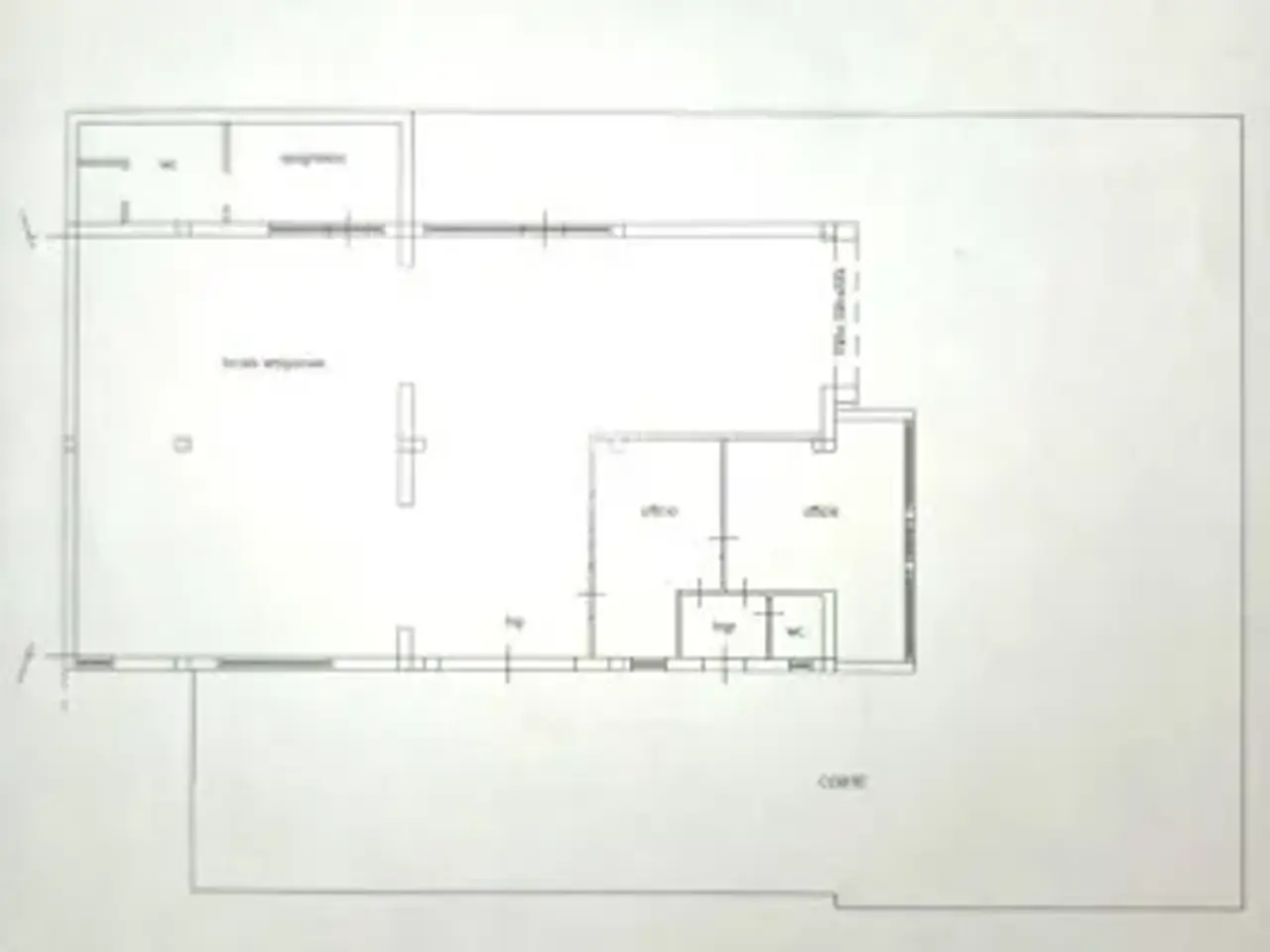 Negozio in Via per Frosinone 205, Ceccano, {3} - Planimetria 1
