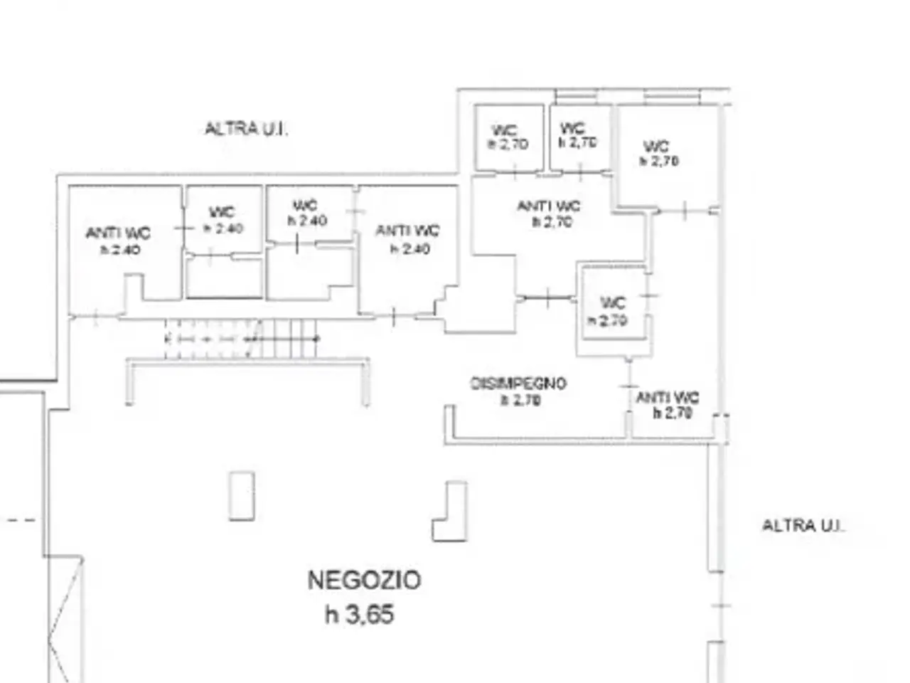 Negozio in Via Giacomo Bove, Roma, {3} - Planimetria 1
