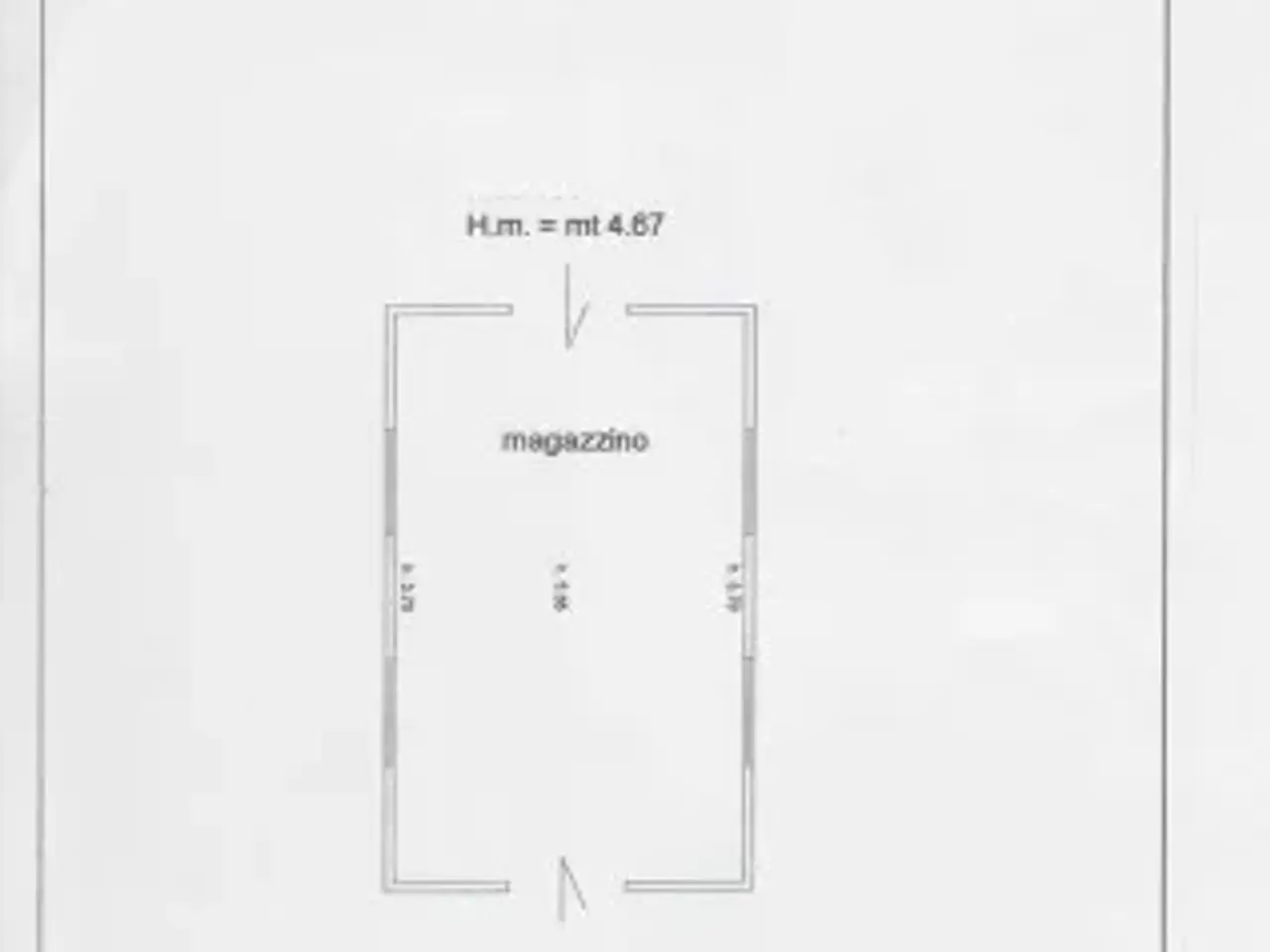 Magazzino in , Ladispoli, {3} - Planimetria 1