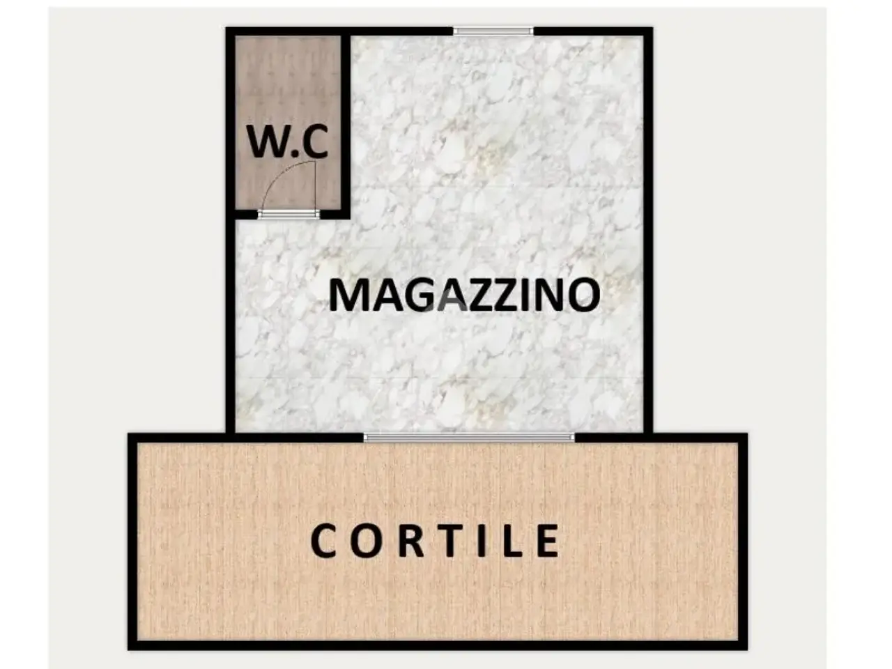 Magazzino in Via Carlo Navone 14, Busalla, {3} - Planimetria 1
