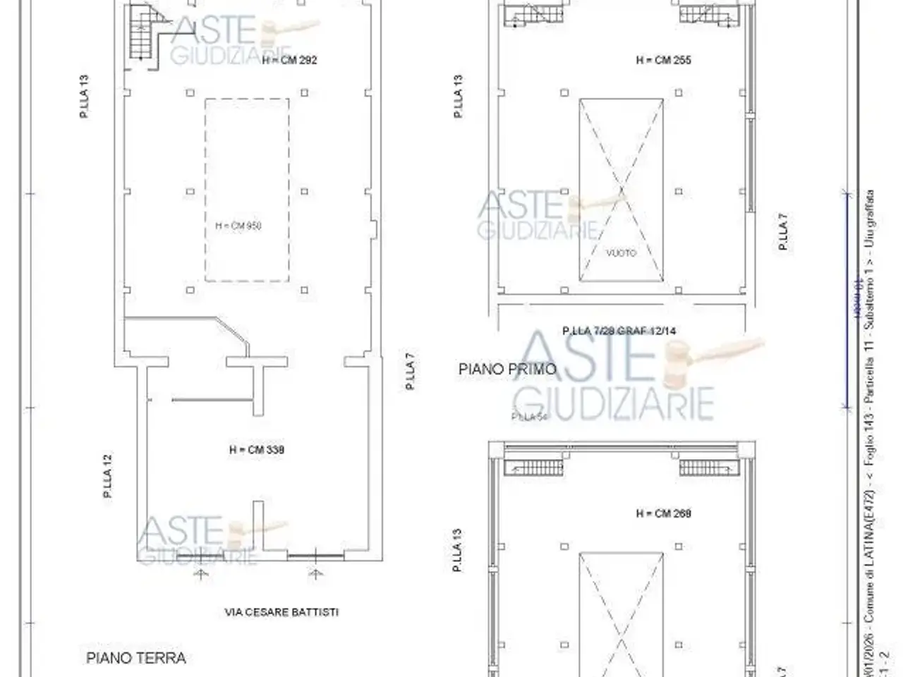 Negozio in Via Cesare Battisti, 21/23, 04100 Latina Lt, Italia 21, Latina, {3} - Planimetria 1