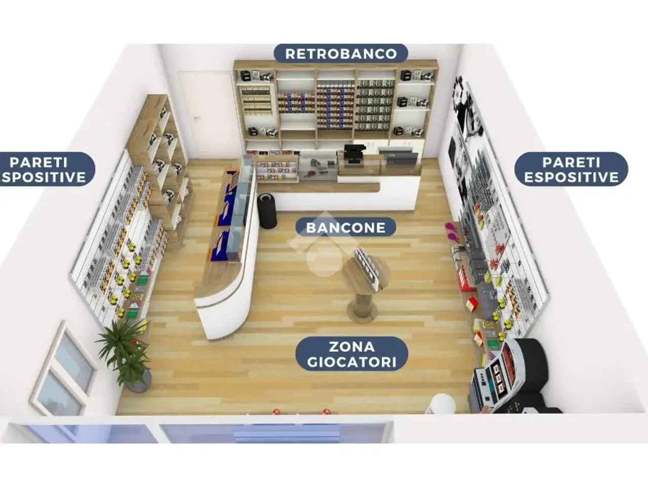 Negozio in Via Piazza Guglielmo Marconi, Montefalcione, {3} - Planimetria 1