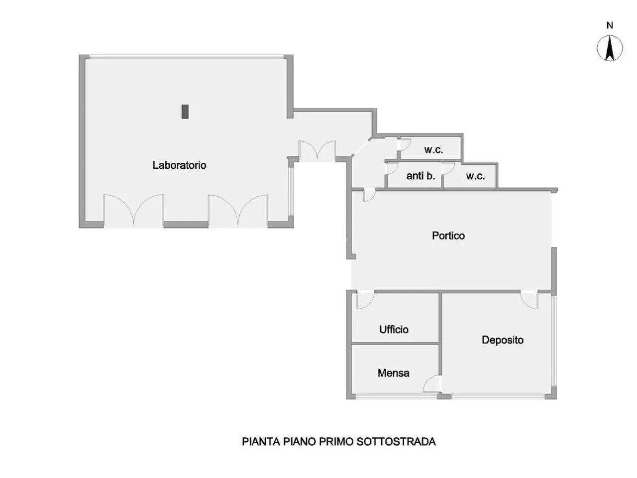 Laboratorio in Via Giuseppe Marsilii, Teramo, {3} - Planimetria 1