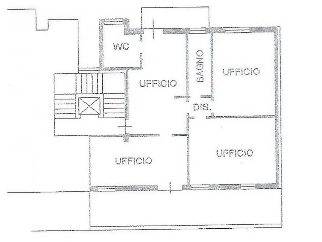 Ufficio in Via delle Lame 58, Bologna, {3} - Planimetria 1