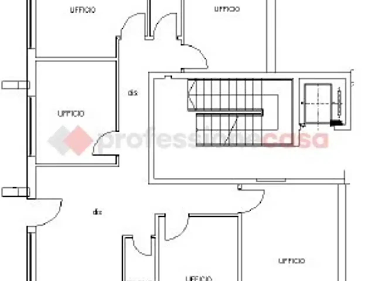 Ufficio in Via a. Scaturchio 7, Bari, {3} - Planimetria 1