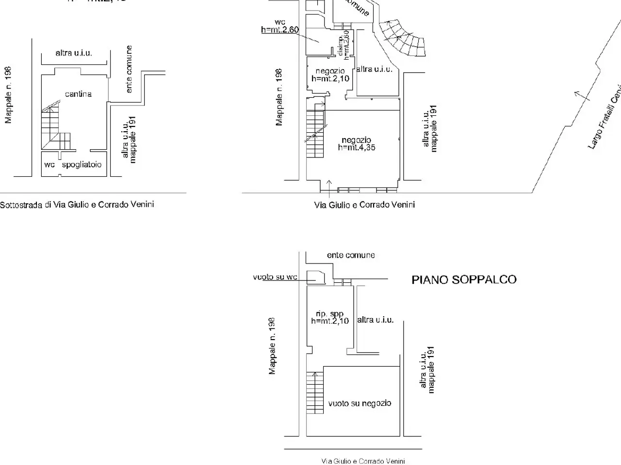 Negozio in Via Venini 51, Milano, {3} - Planimetria 1