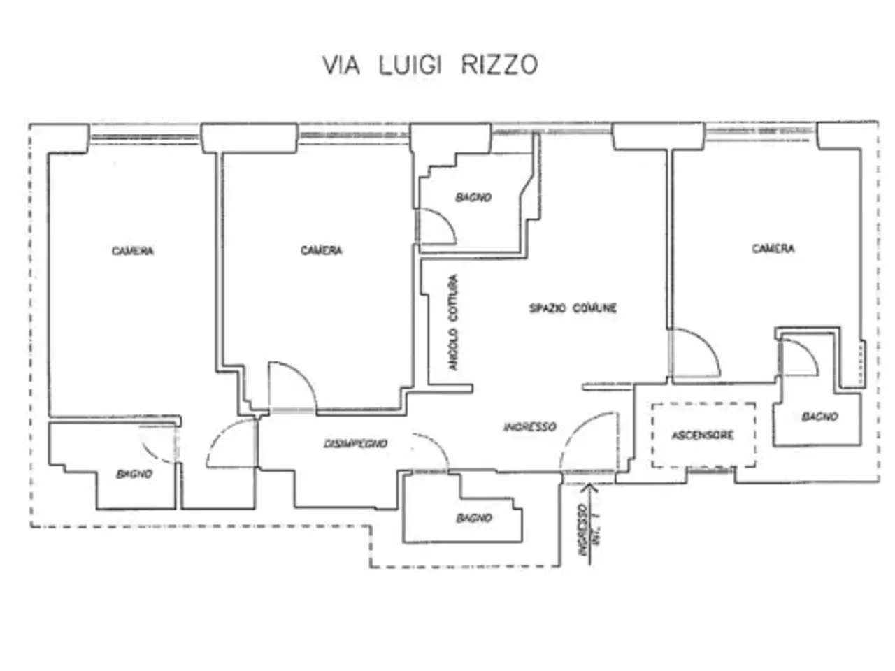 Bed & Breakfast in Via Luigi Rizzo 77, Roma, {3} - Planimetria 1
