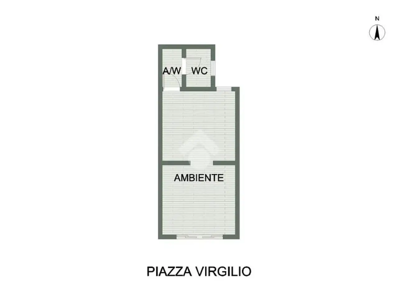 Negozio in Piazza Virgilio 16, Palermo, {3} - Planimetria 1
