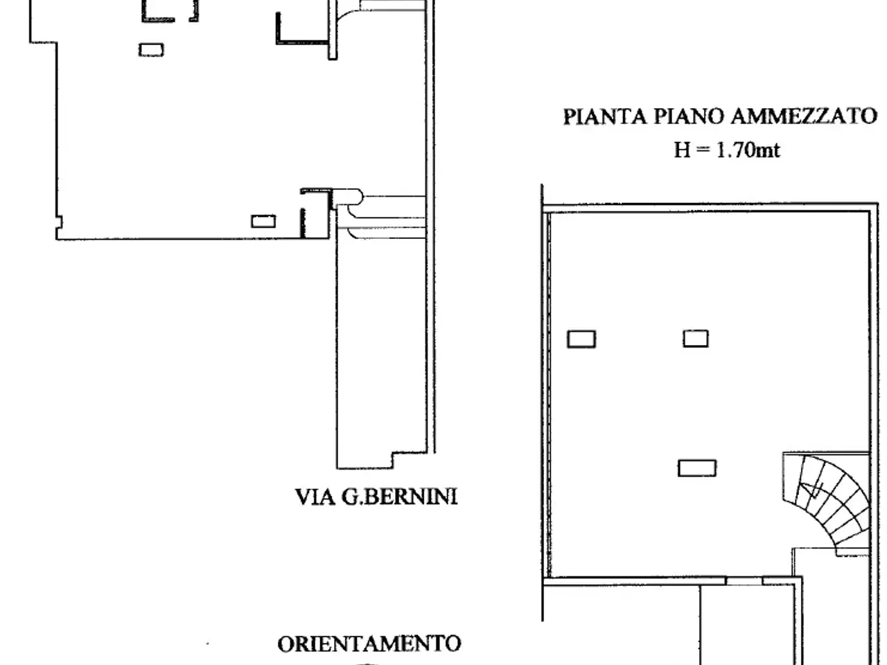 Negozio in Via Gianlorenzo Bernini, Napoli, {3} - Planimetria 1
