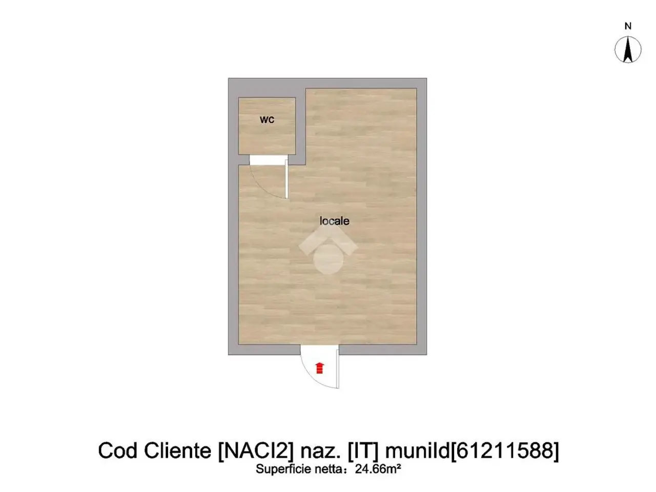 Negozio in Via Sotto Il Monte 35, Pozzuoli, {3} - Planimetria 1