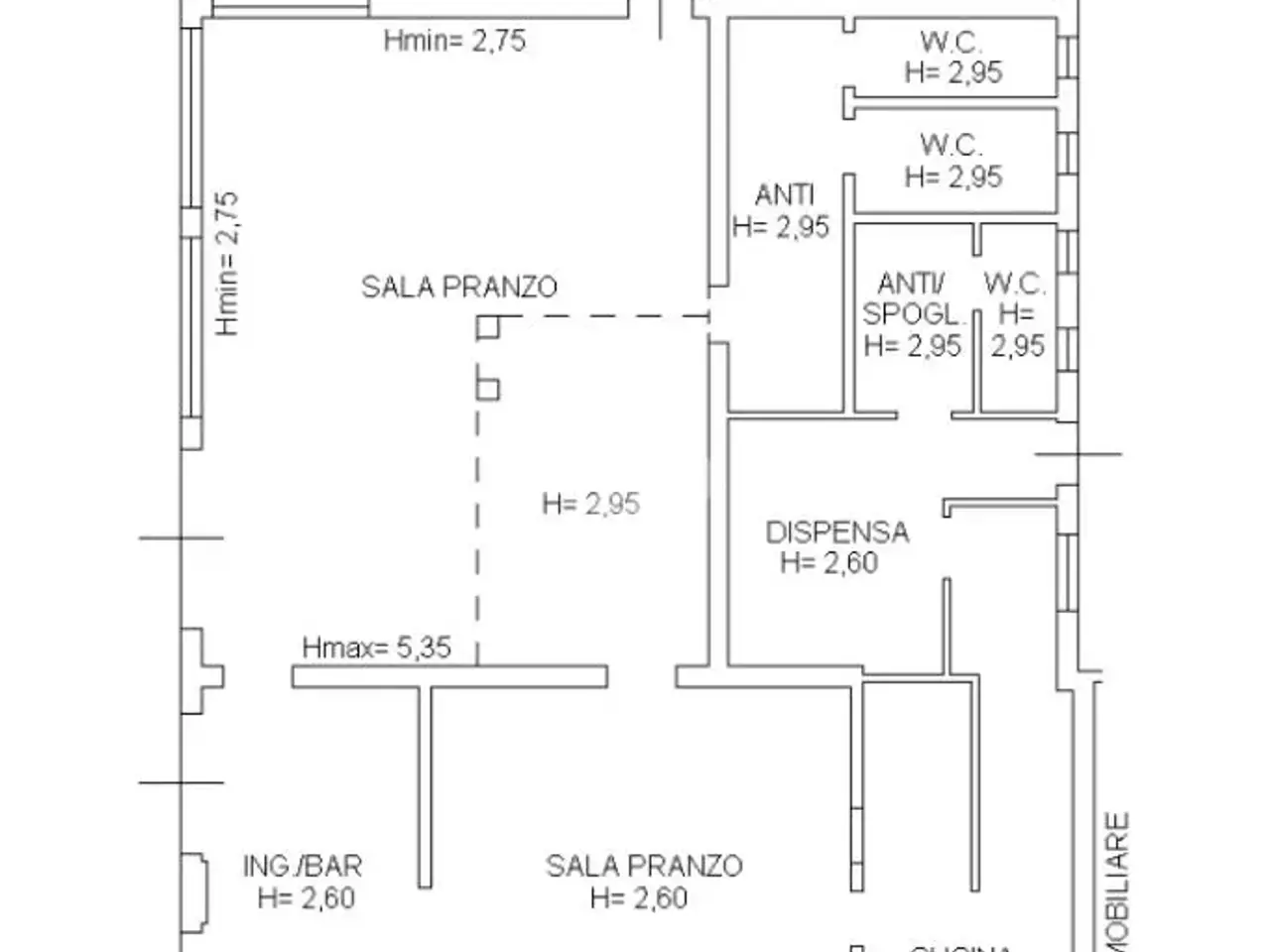 Negozio in Via di Mezzo Levante 2, Calderara Di Reno, {3} - Planimetria 1