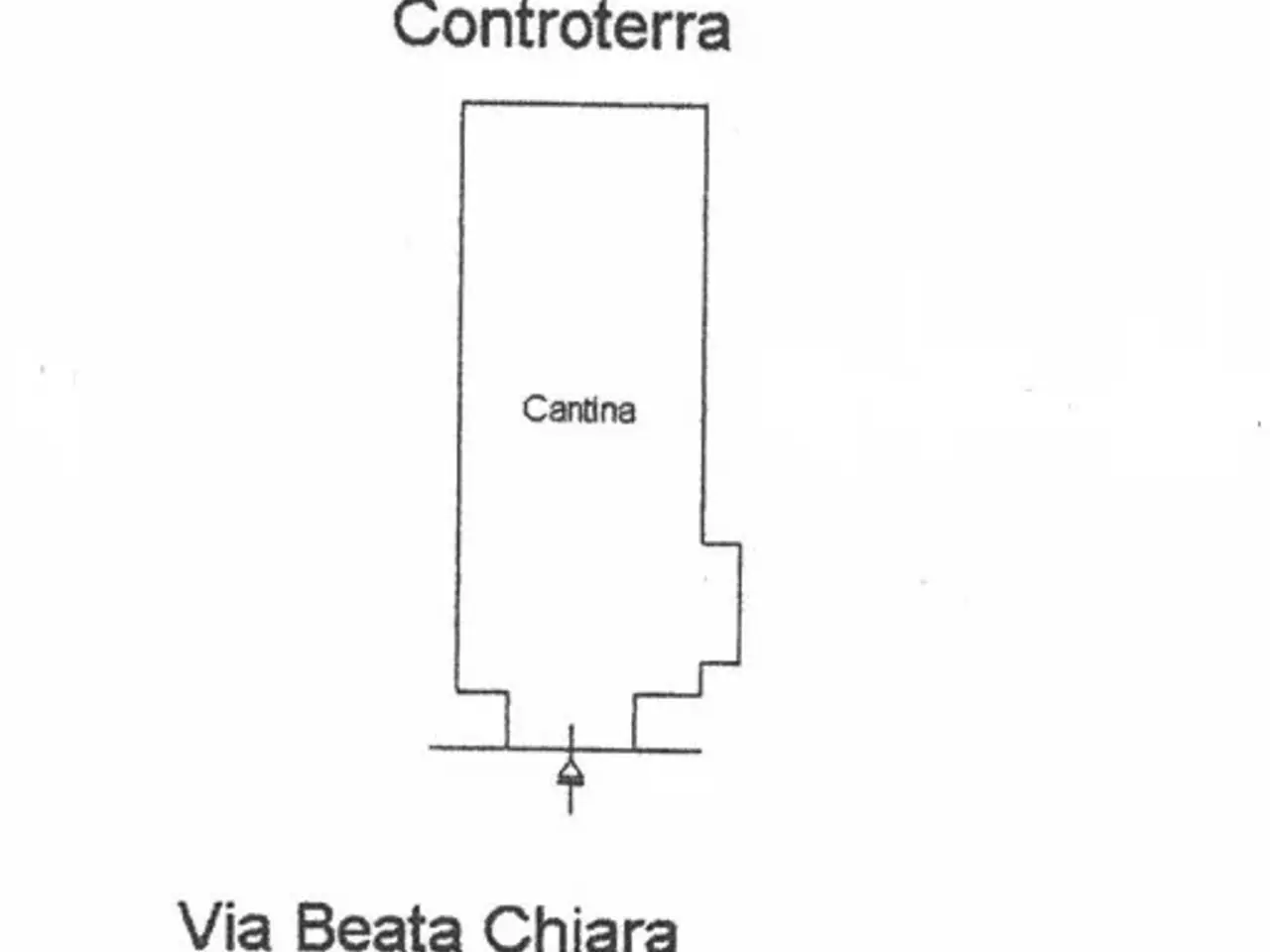 Magazzino in Via Beata Chiara 31r, Genova, {3} - Planimetria 1