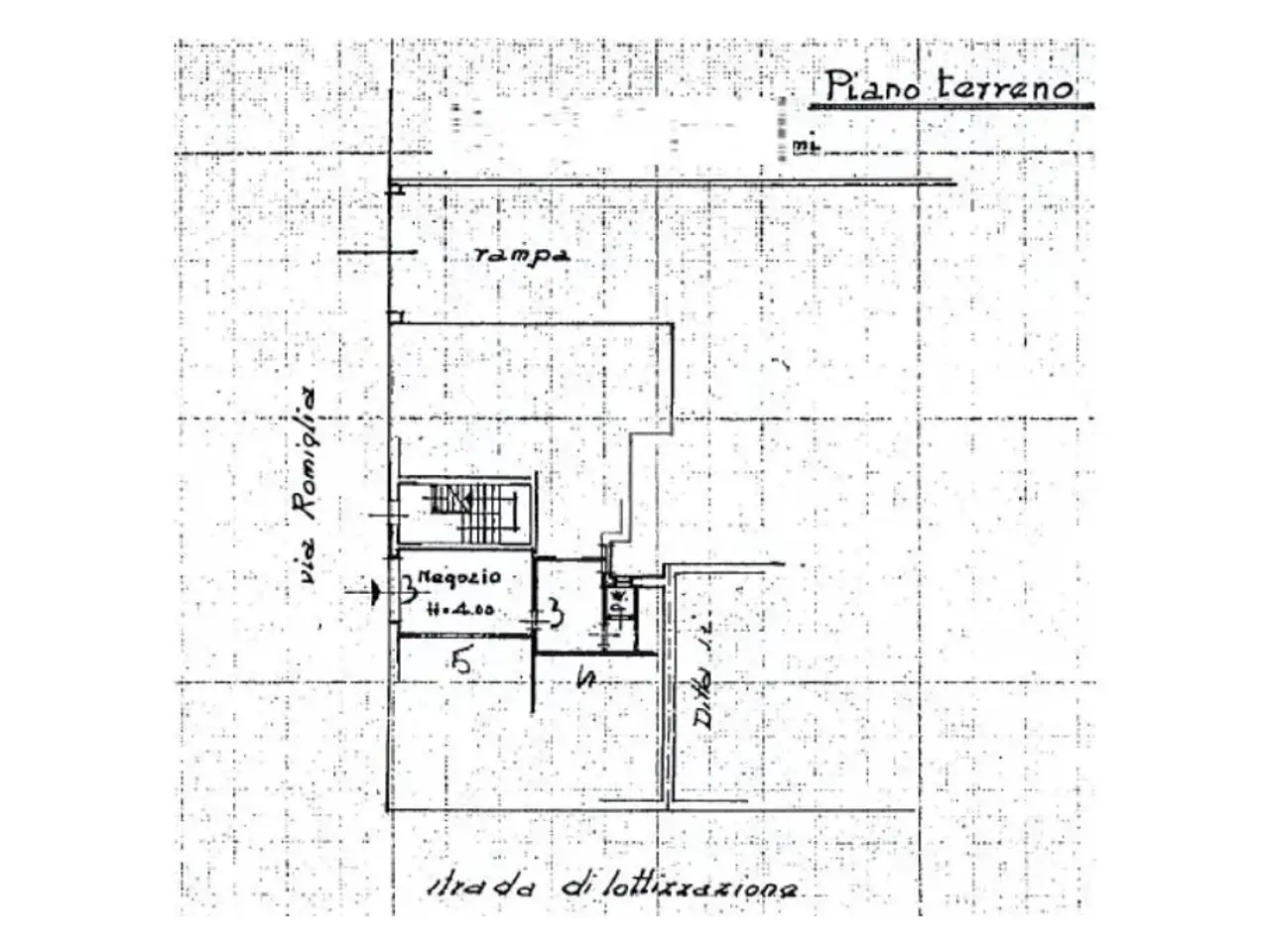 Negozio in Via Luigi Tosetti 6, Brescia, {3} - Planimetria 1