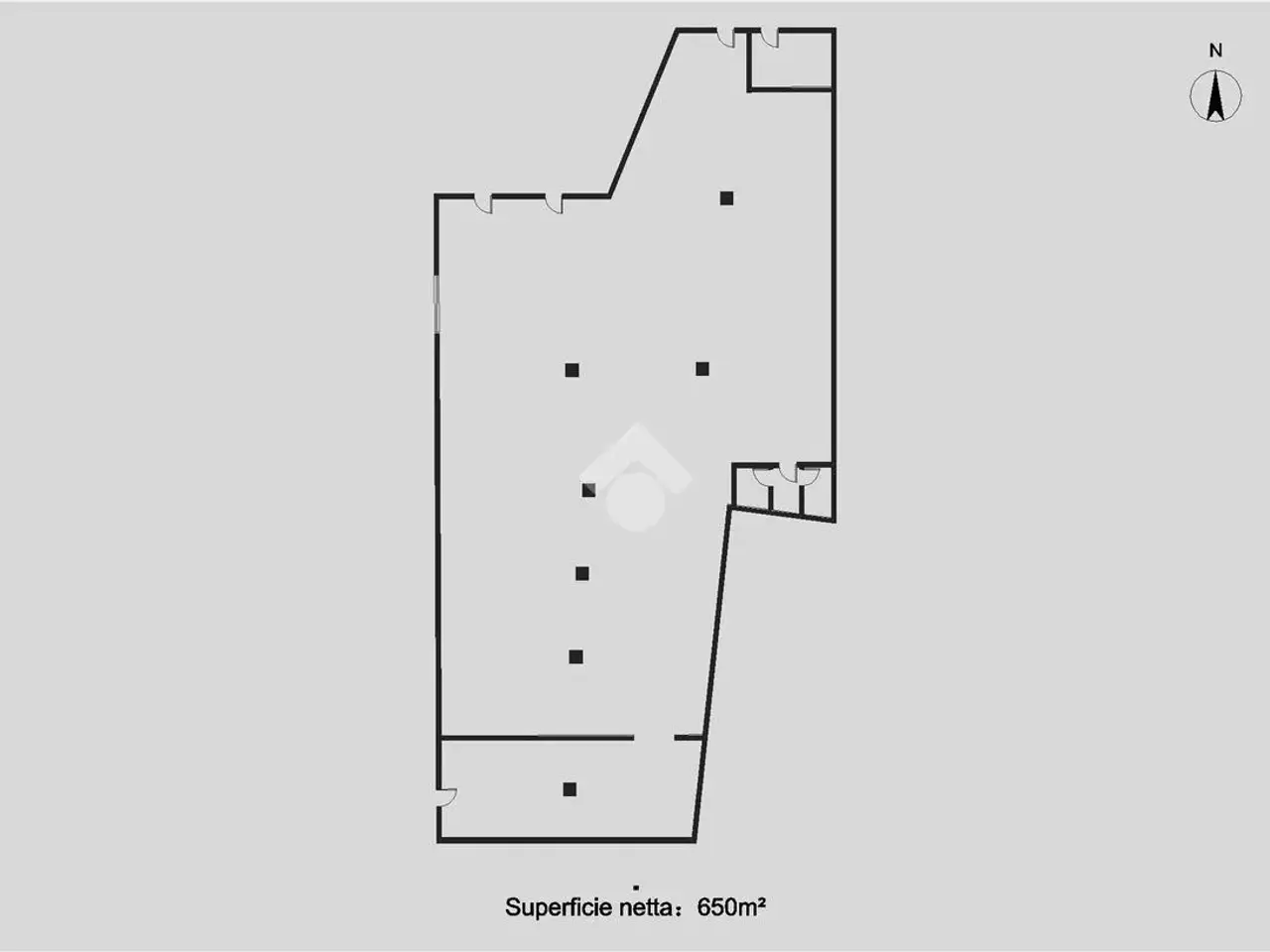Negozio in Via Garibaldi 20, Lumezzane, {3} - Planimetria 1
