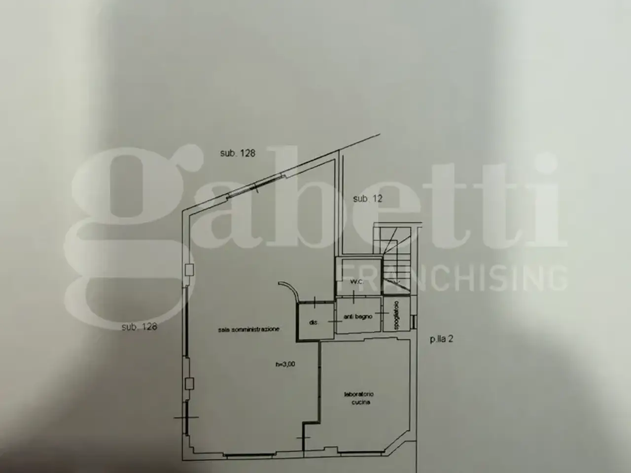 Negozio in Via del Leone , Terni, {3} - Planimetria 1