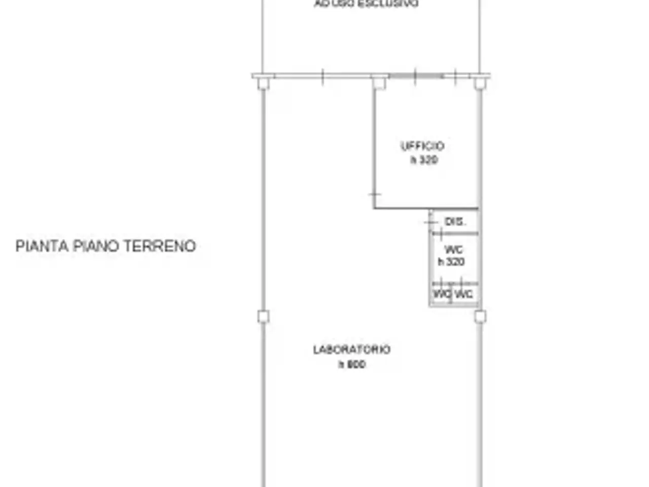 Capannone in Via Monte Prinzera, Parma, {3} - Planimetria 1