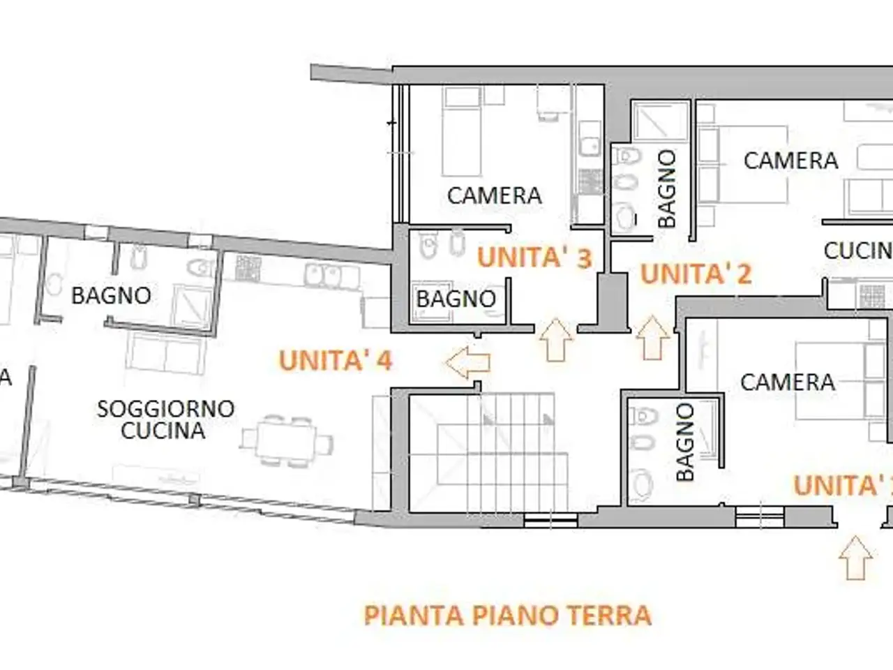 Albergo in Via Fossadel, Valdobbiadene, {3} - Planimetria 1