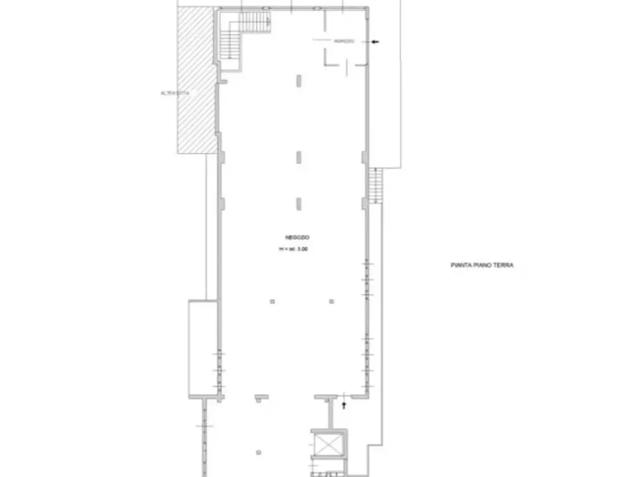 Palazzina commerciale in Corso Cavour 47, Dormelletto, {3} - Planimetria 1