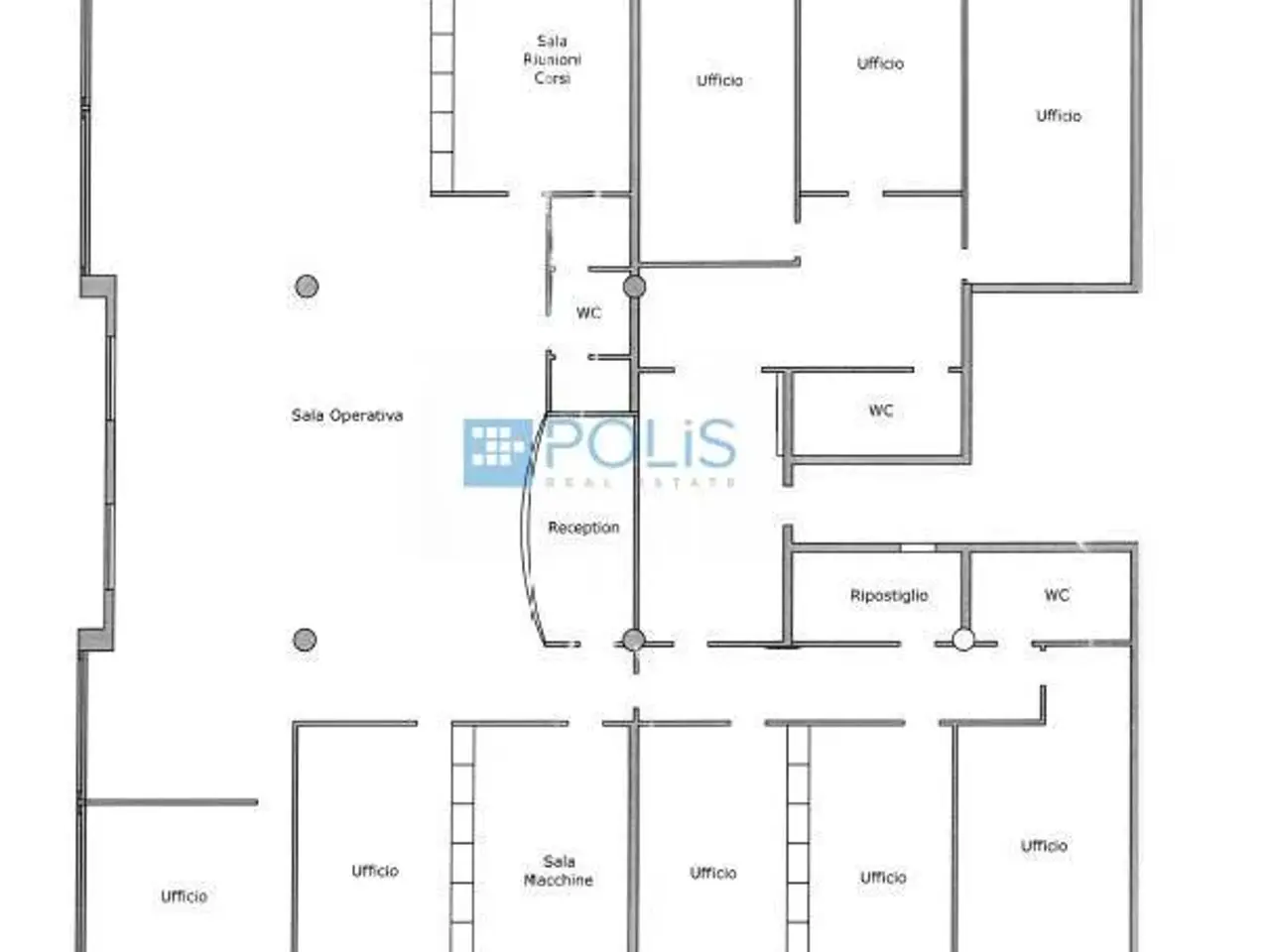 Ufficio in Via San Crispino, Padova, {3} - Planimetria 1