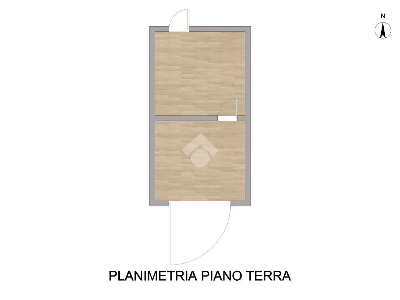Negozio in Via Mandelli Bernardino, Caorso, {3} - Planimetria 1