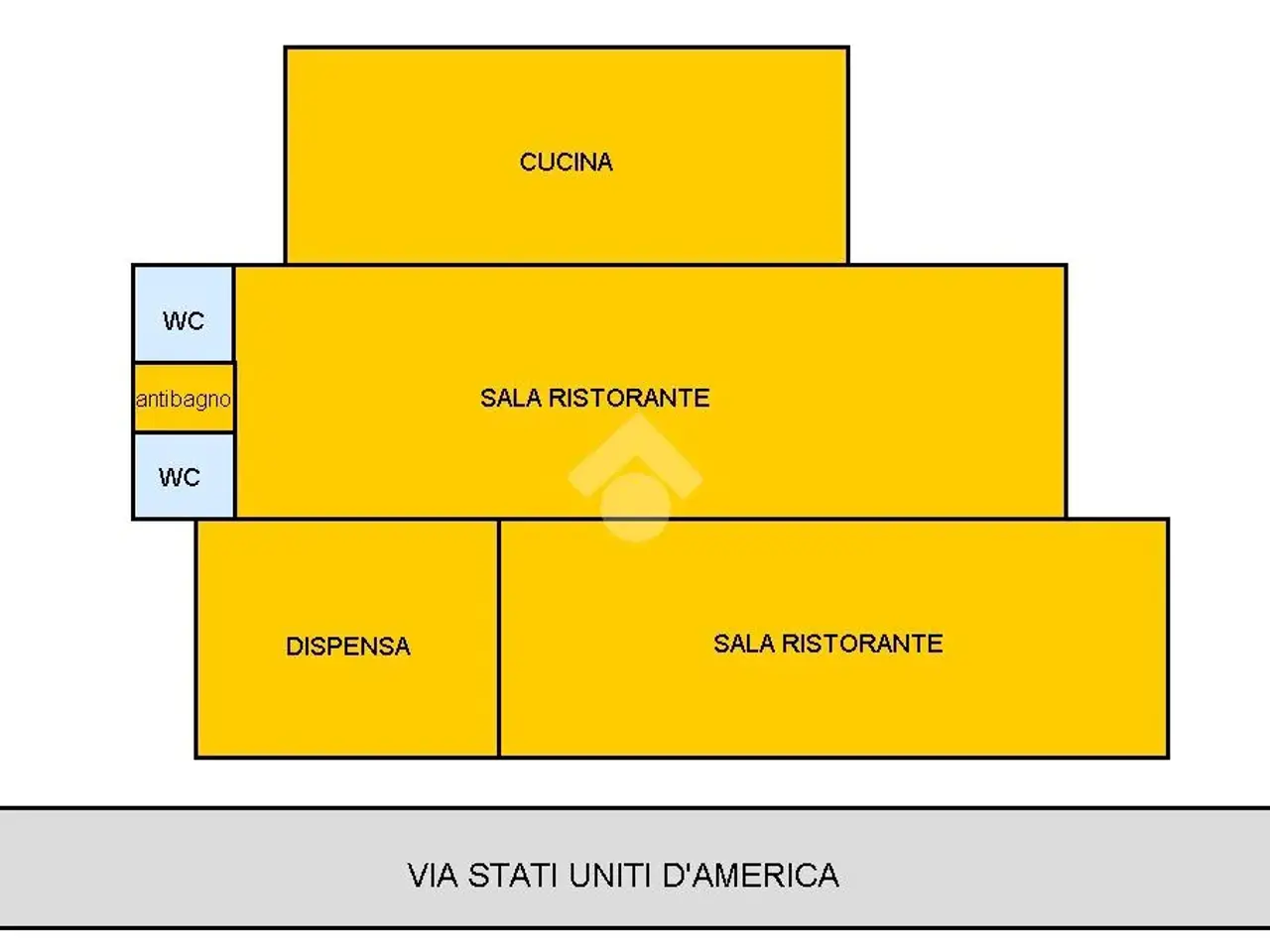 Negozio in Via Stati Uniti d'America 83, Genzano Di Roma, {3} - Planimetria 1