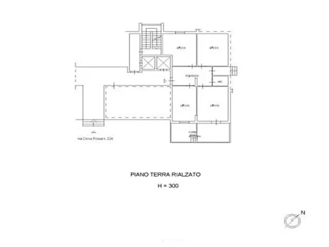 Negozio in Viale Croce Rossa 226, Palermo, {3} - Planimetria 1