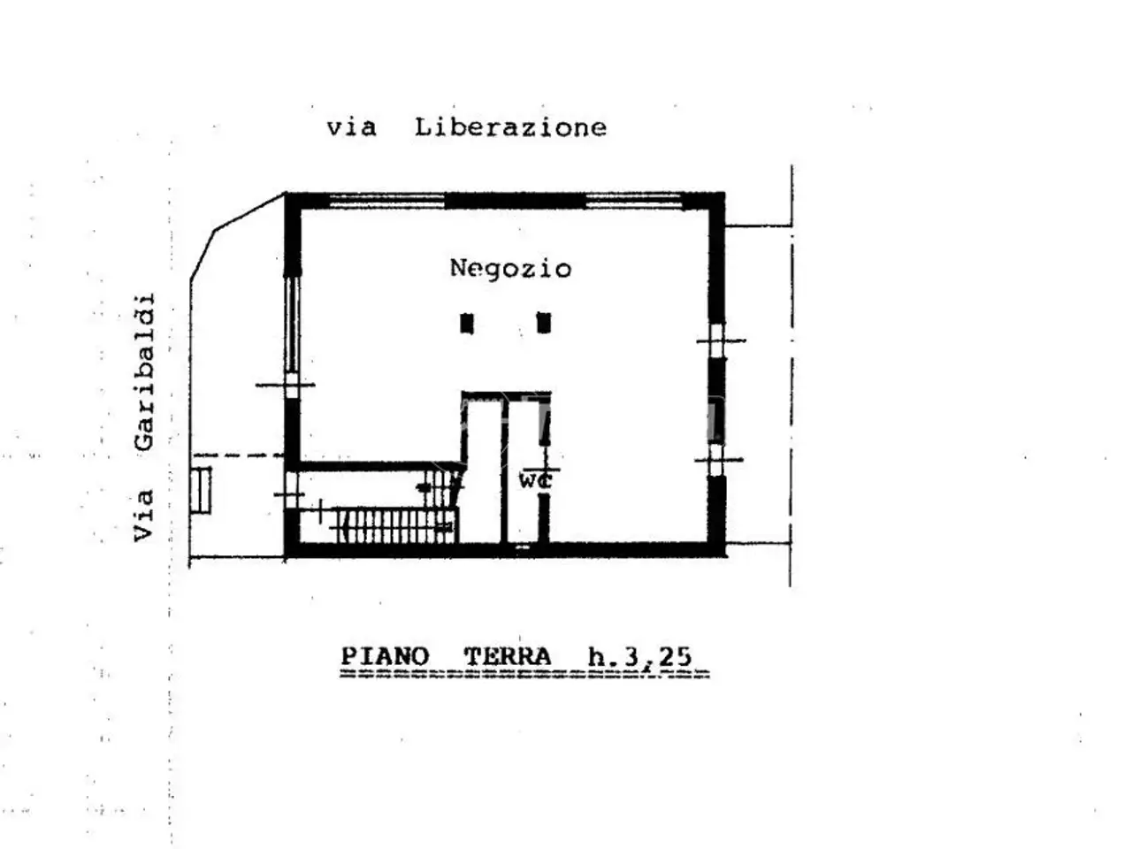 Negozio in Via Liberazione 40, Gravellona Toce, {3} - Planimetria 1
