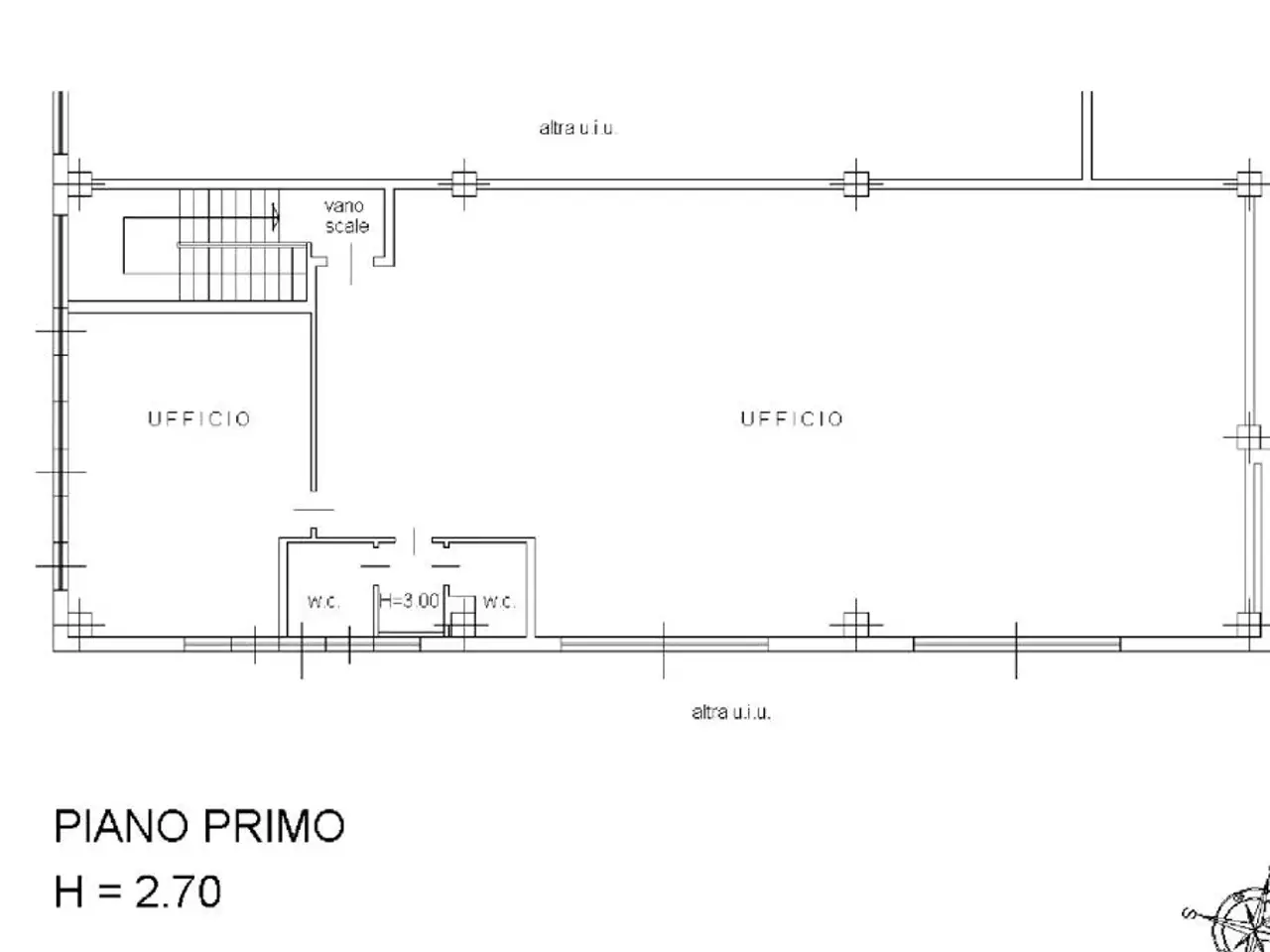 Ufficio in Via Bezzecca 5, Muggiò, {3} - Planimetria 1