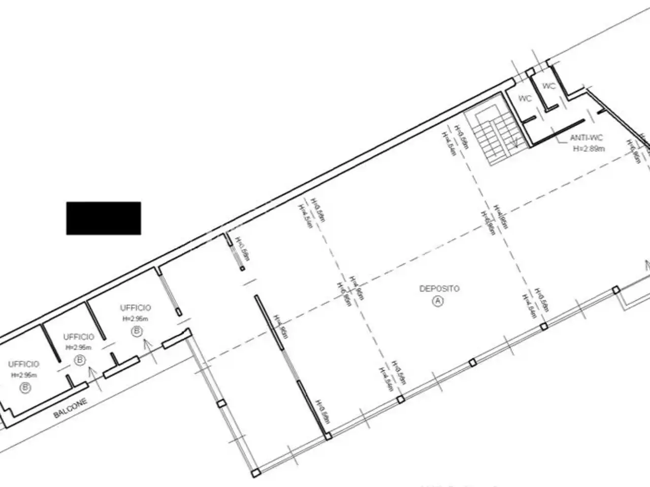 Capannone in Via Ponticello, Ternate, {3} - Planimetria 1