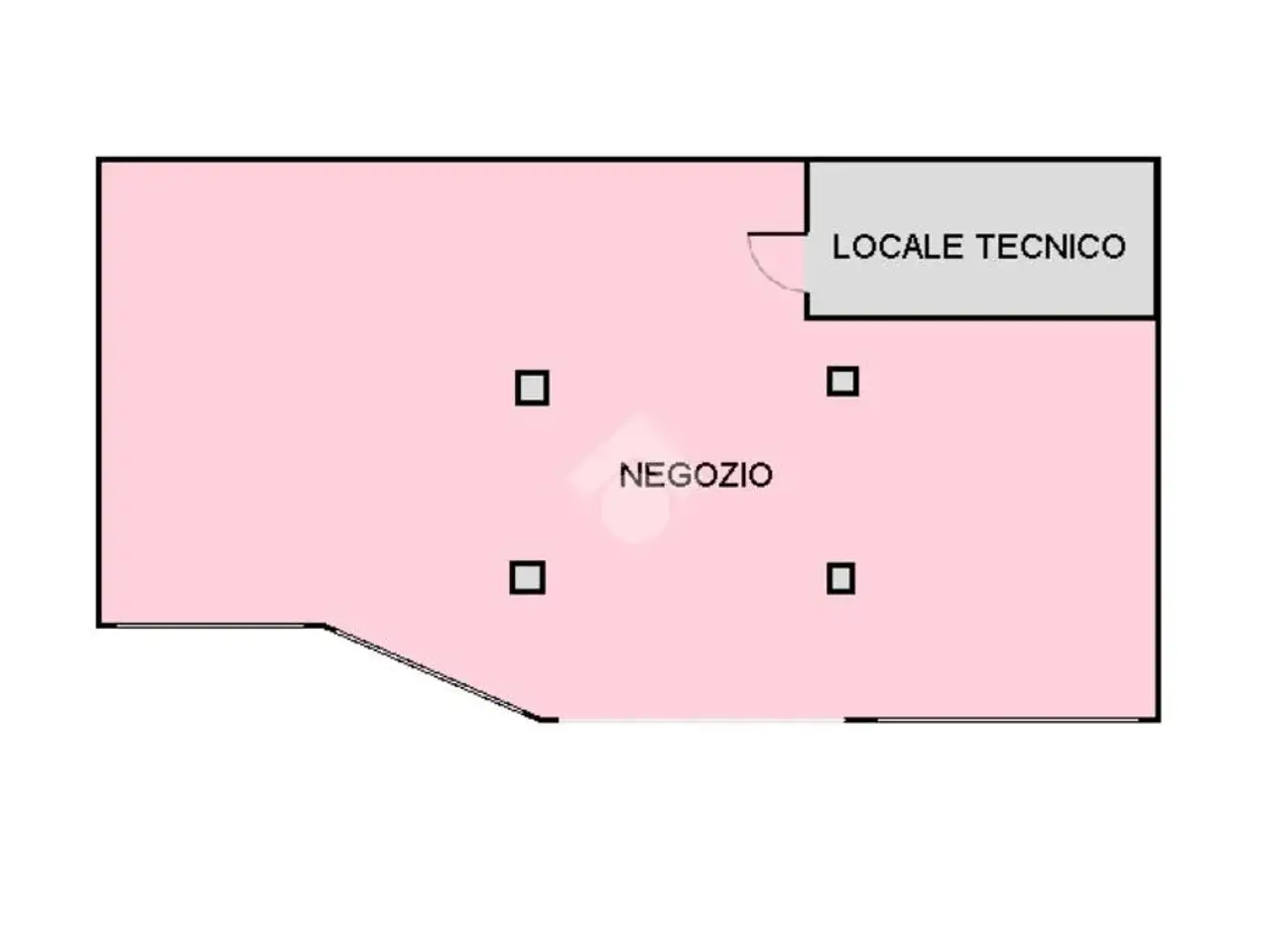 Negozio in Corso G. Ferraris 191, Chivasso, {3} - Planimetria 1